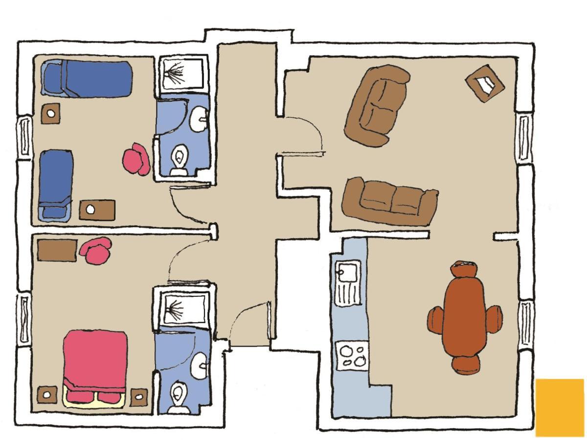 Apartment with Shower
